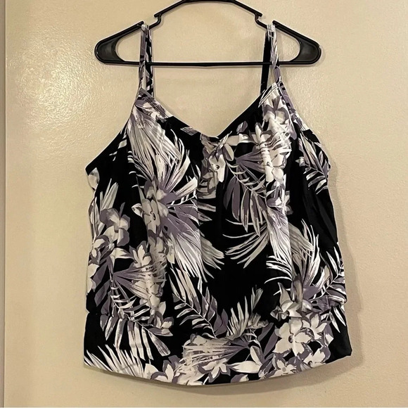 KONA SOL Blouson Tankini Top‎ - Picture 4 of 7